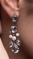 Orecchini Maria e Luisa Jewels Donna in Argento Cristallo OA0254/V1/P - OA0254/V1/P